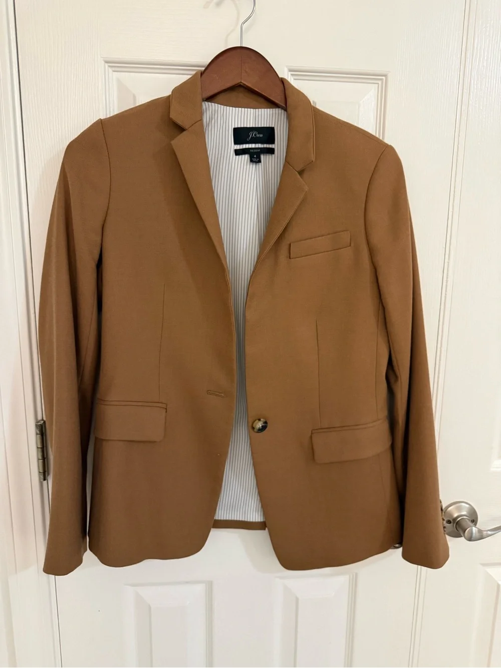 J.Crew Regent Blazer Camel Tan